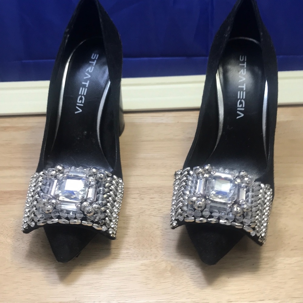 Vero Cucio heels black diamond Strategia